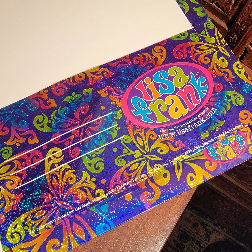 Vintage Y2K Lisa Frank Siamese Cats Roxi & Rollie Zipper 3 Ring Binder, Folders